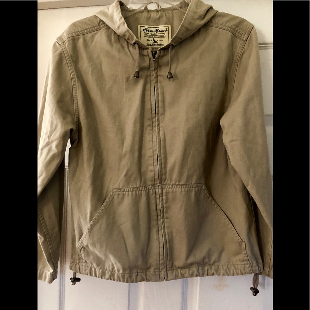 EDDIE BAUER Lightweight Full Zip Up Hooded Jacket Coat